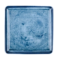 KUTAHYA Blue Stone BNTAN23DU890003 Тарелка плоская квадратная без полей (23х23см, h2,4см) фарфор